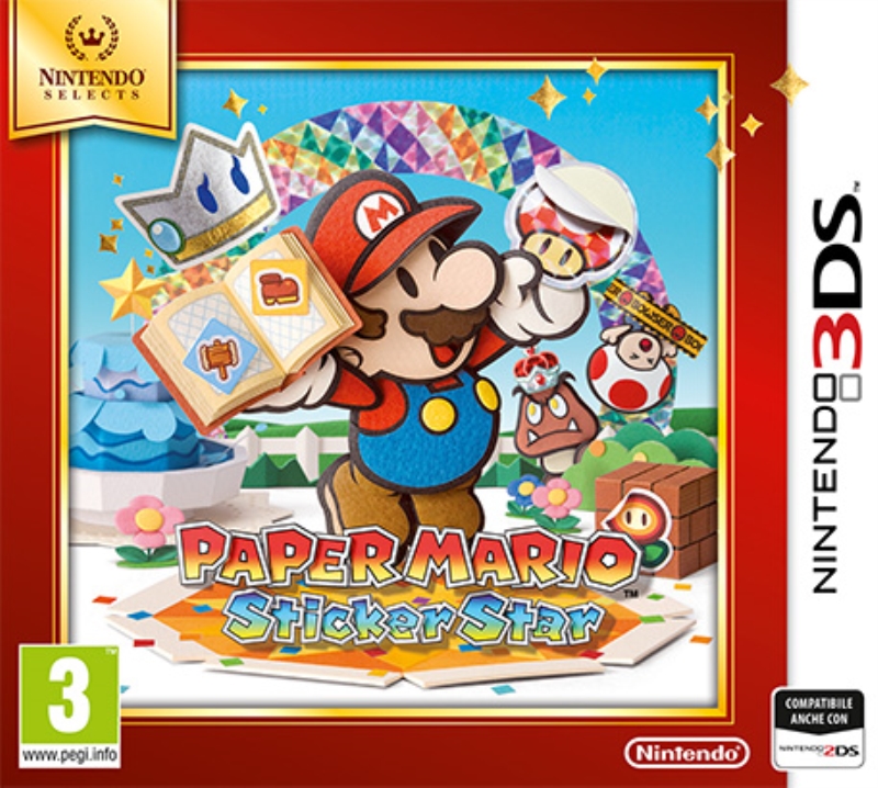 NINTENDO Paper Mario Sticker Star Selects per Nintendo 3DS